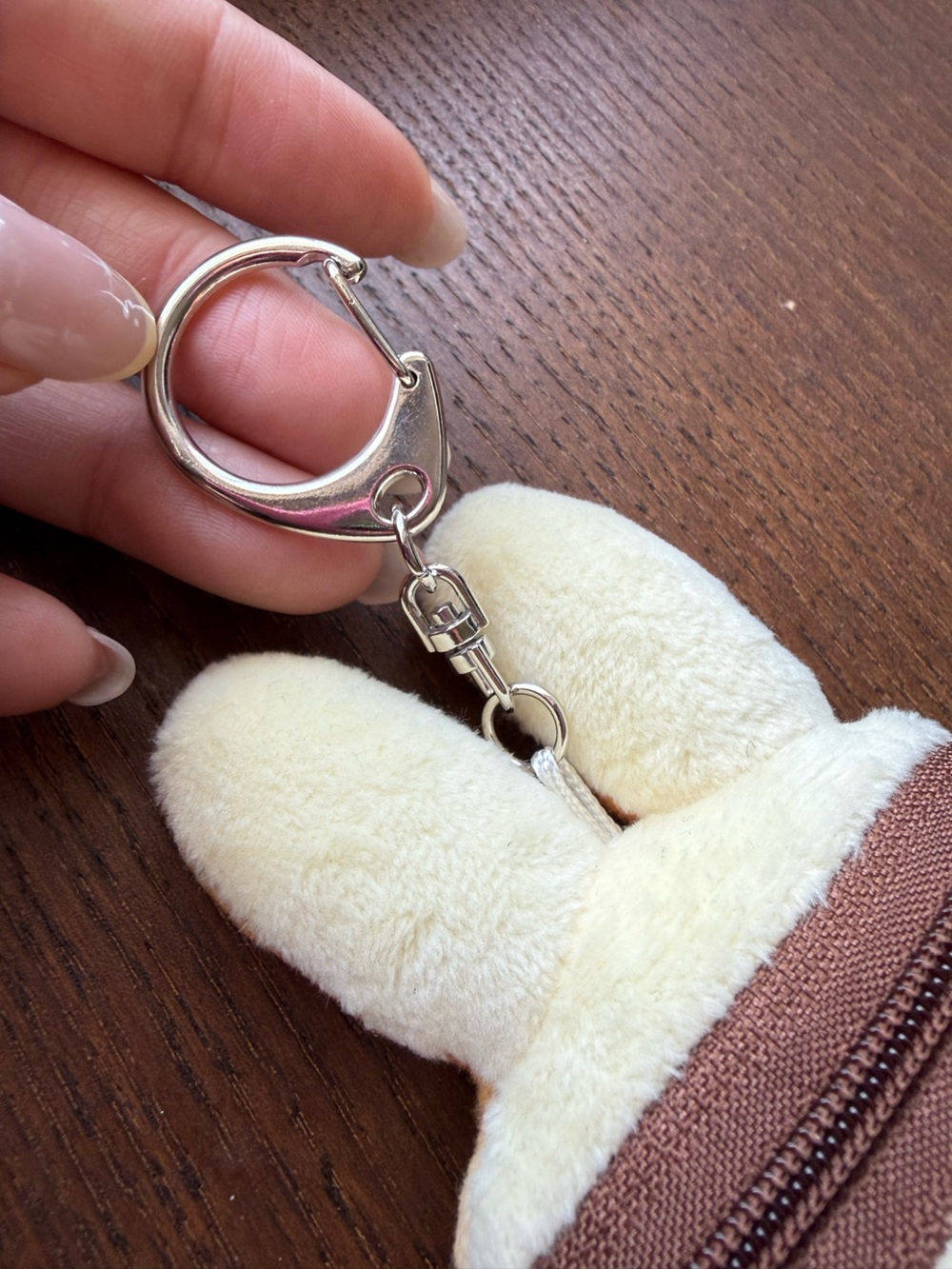 Miffy Kitchen Limited Anpan Bread Bun Bag Charm Keychain brown japan - Picture 5 of 12